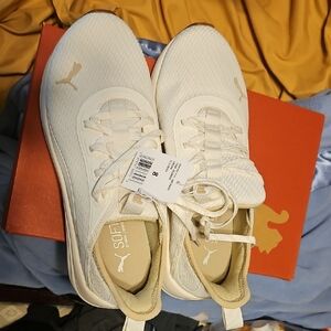 Puma Women's White Athletic Shoes
